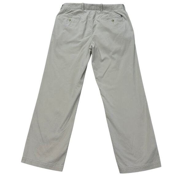 Tommy Bahama Chino Pants Mens 34 Straight Fit Beige Stretch Flat Front Slacks - Picture 2 of 12